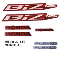 ADESIVO BIZ 125 ES 2015 VERMELHO