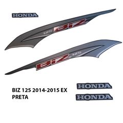 ADESIVO BIZ 125 EX 2014 2015 PRETO