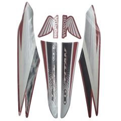 ADESIVO TITAN 160 EX 2016 VERMELHO