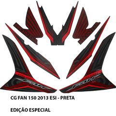 ADESIVO FAN 150 ESI 2013 PRETO