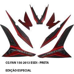 ADESIVO FAN 150 ESDI 2013 PRETO