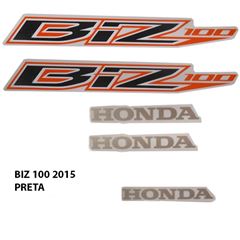 ADESIVO BIZ 100 2015 PRETO