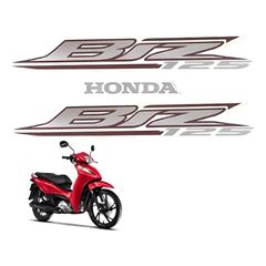 ADESIVO BIZ 125 2022 2023 VERMELHO