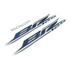 ADESIVO BIZ 125 2022 2023 BRANCO / AZUL
