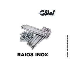 RAIO DIANT./TRAS. INOX 3.5MM TITAN 125/150/160 KS