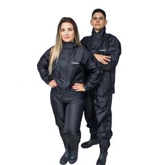 CONJUNTO CHUVA NYLON URBAN MASCULINO PRETO XG