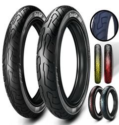 PNEU 80/100-14 QUIZ GP IRA BR C/CAMAR TRASEIRO BIZ