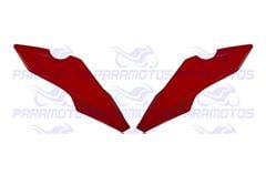 CARENAGEM LATERAL FAROL FAN 160 2025> VERMELHO