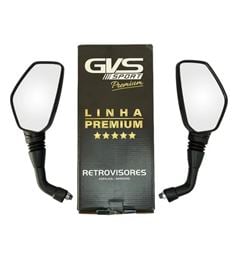 RETROVISOR NH 190 / NH 300 LENTE CONVEXA PRATA