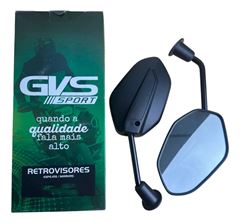 RETROVISOR (PAR) M8 INVERSA ELITE 25>(LENTE PRATA)