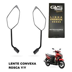 RETROVISOR FAZER 150/XTZ/YBR/NEO/FLUO ROSCA Y/Y