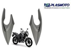 CARENAGEM LATERAL FAROL FAZER 150 16>17 CINZA FOSC