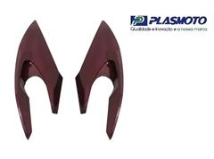 CARENAGEM LATERAL FAROL FAZER 150 16>18 VERMELHO
