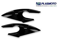 CARENAGEM LATERAL FAROL FAZER 150 22>24 PRETO MET