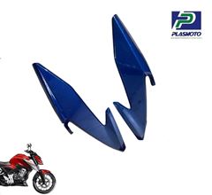 CARENAGEM LATERAL FAROL CB 300F TWISTER 26> AZUL