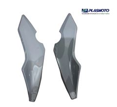 CARENAGEM LATERAL FAROL TITAN 160 26> CINZA STARK