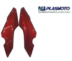 CARENAGEM LATERAL FAROL TITAN 160 25> VERMELHO