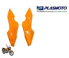 CARENAGEM LATERAL FAROL TITAN 160 25> LARANJA BED 