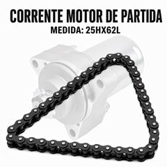CORRENTE MOTOR PARTIDA BIZ 100ES 05> 25H 62L