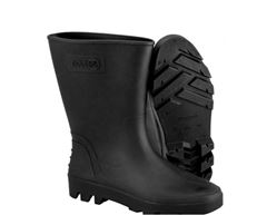 BOTA PVC 37 PRETA CANO MEDIO SEM FORRO - 954