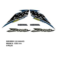 ADESIVO BROS 125 KS 2004 - BRANCO