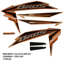 ADESIVO BROS 150 2010 MIX ES - LARANJA