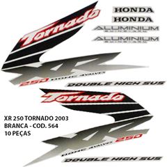 ADESIVO TORNADO 250 2003 - BRANCO