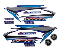 ADESIVO YBR 125 2004 - ROXA