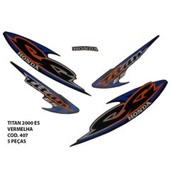 ADESIVO TITAN 125 2000 ES - VERMELHO