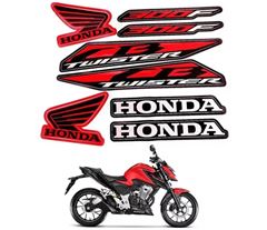 ADESIVO CB 300 TWISTER CBS 23/24 - VERMELHO