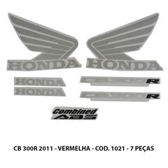 ADESIVO CB 300R 2011 - VERMELHO