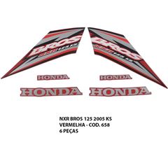 ADESIVO BROS 125 KS 2005 - VERMELHO