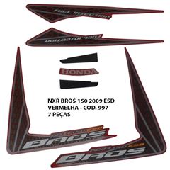 ADESIVO BROS 150 2009 ESD - VERMELHO