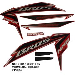 ADESIVO BROS 150 2010 KS - VERMELHO