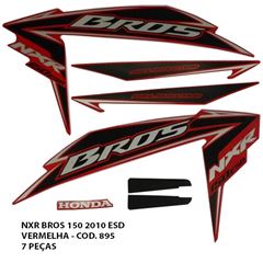 ADESIVO BROS 150 2010 ESD - VERMELHO