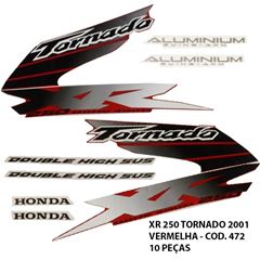 ADESIVO TORNADO 250 2001/2002 - VERMELHO