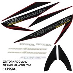 ADESIVO TORNADO 250 2007 - VERMELHO