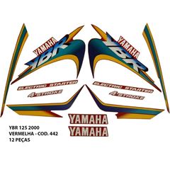 ADESIVO YBR 125 2000 - VERMELHO