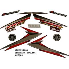 ADESIVO YBR 125 2004 - VERMELHO