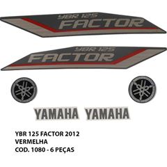 ADESIVO FACTOR 125 2012>2013 - VERMELHO