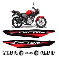 ADESIVO FACTOR 125I 2017>2018 - VERMELHO
