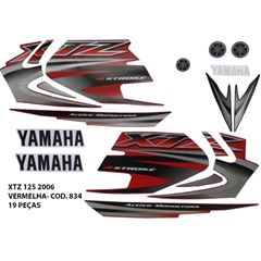 ADESIVO XTZ 125 2006 - VERMELHO