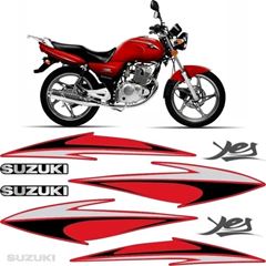 ADESIVO SUZUKI YES 125 2007/2008 - VERMELHO
