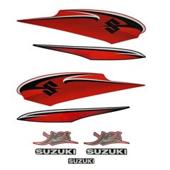 ADESIVO SUZUKI YES 125 2011 - VERMELHO