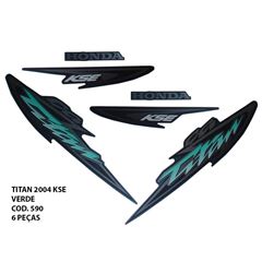 ADESIVO TITAN 125 KSE 2004 - VERDE