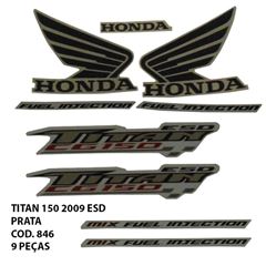 ADESIVO TITAN 150 2009 ESD - PRATA