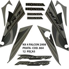 ADESIVO FALCON 2008 - PRATA