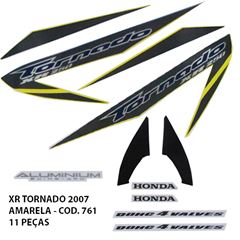 ADESIVO TORNADO 250 2007 - AMARELO