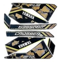 ADESIVO XTZ 150 CROSSER 2021/2022 - CINZA ESCURO