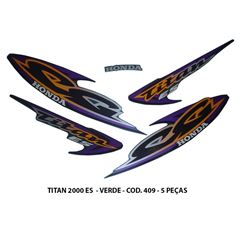 ADESIVO TITAN 125 2000 ES - VERDE